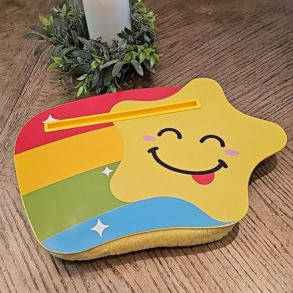 Lap desk built in tablet holder rainbow Good Banana - Picture 1 of 11